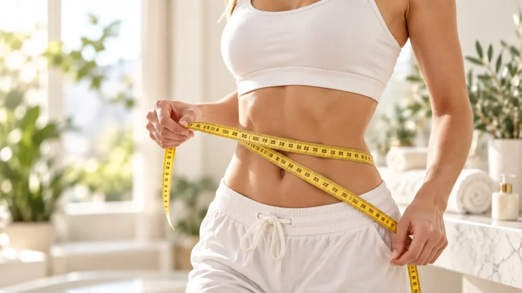 Wellness Waist Measurement in a Spa Setting
